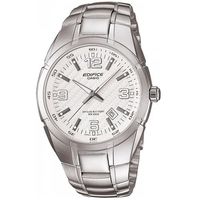 【CASIO】EDIFICE 經典城市悍將魅力運動錶-白 (EF-125D-7A)