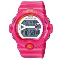 【CASIO】BABY-G 繽紛多彩慢跑女孩新主張休閒運動錶-桃紅 (BG-6903-4B)