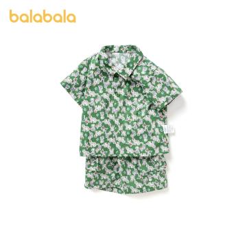 巴拉巴拉嬰兒夏裝時尚男童短袖