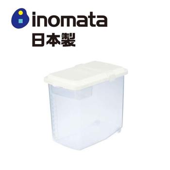 日本製【INOMATA】複合式收納米桶附輪 10KG