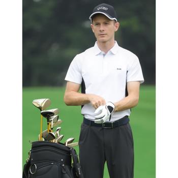 PGM 新款 高爾夫男裝衣服短袖t恤服裝男夏季golf透氣速干衣服上衣