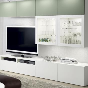 電視柜茶幾組合套裝現代簡約新款客廳小型北歐實木輕奢