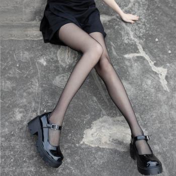 黑絲襪JK搭配超薄性感網紅流行ins女學生顯瘦防勾絲自然肉色日系