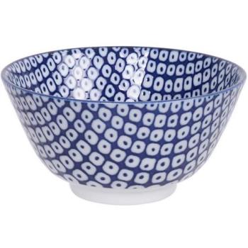 《Tokyo Design》瓷製餐碗(網紋藍12cm)