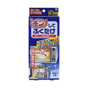 KOBAYASHI 小林製藥微波爐清洗紙巾3片