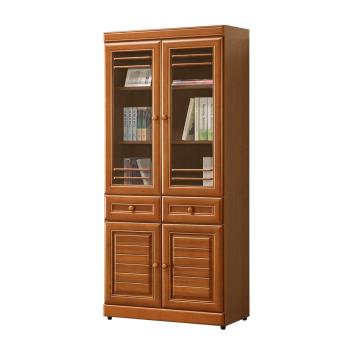 【唯熙傢俱】奧莉薇樟木色2.7尺書櫃