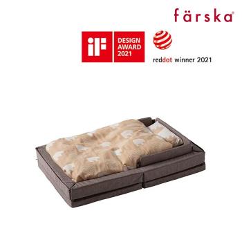 【farska】透氣好眠可攜式床墊13件組│升級版 (嬰兒床/嬰兒床墊/摺疊嬰兒床墊/睡眠床墊/尿布台/遊戲墊/兒童座墊)