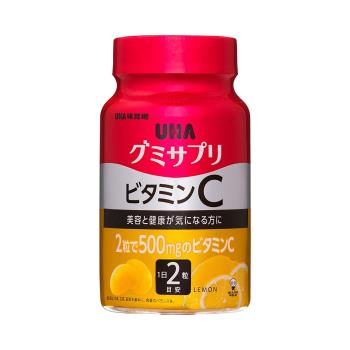 UHA 味覺糖維生素C營養輔助軟糖檸檬味30日量60粒/瓶