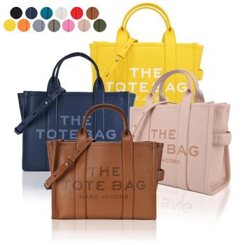 MARC JACOBS The Leather TOTE 皮革兩用托特包-小/黃