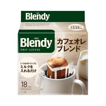 AGFBlendy 濃郁醇厚牛奶伴侶混合掛耳咖啡7g×18包