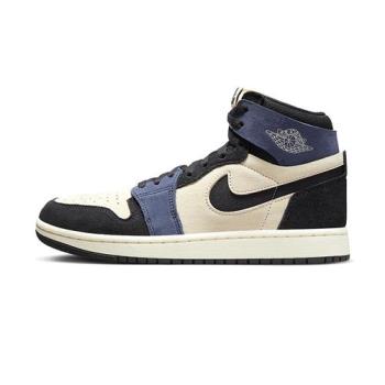 Nike Air Jordan 1 ZM Air CMFT 2 女 黑白藍 喬丹 經典 休閒鞋 DV1305-104