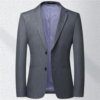 【米蘭精品】西裝外套休閒西服-立體剪裁正裝春秋男外套74eb15