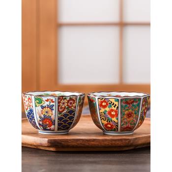 陶趣居日式伊萬里八角茶杯陶瓷