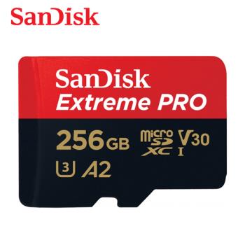 【現貨免運】SanDisk Extreme PRO 256GB 高速 記憶卡 microSD U3 V30 GoPro 空拍機適用