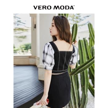 Vero Moda奧萊復古牛仔短袖上衣