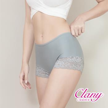 【可蘭霓Clany】平口無痕舒適蕾絲 L-XL內褲 大尺碼 2217-85 松石綠