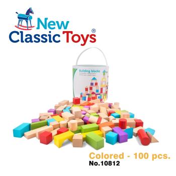 荷蘭New Classic Toys 繽紛基礎創意積木 100pcs