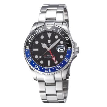 【Olym Pianus 奧柏】 霸氣豪禮 運動潛水男士腕錶 (899831.4AG4) 藍色