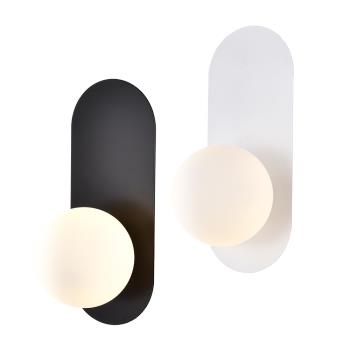 【Honey Comb】北歐風LED投光情境壁燈(F6036-黑．F6037-白)