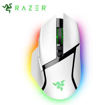 【Razer 雷蛇】Basilisk 巴塞利斯蛇 V3 Pro RGB 無線滑鼠-白