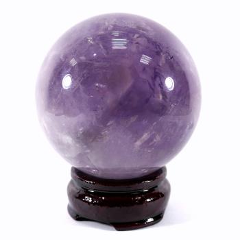 寶峻晶石館 紫水晶球 直徑8cm(ARS803)