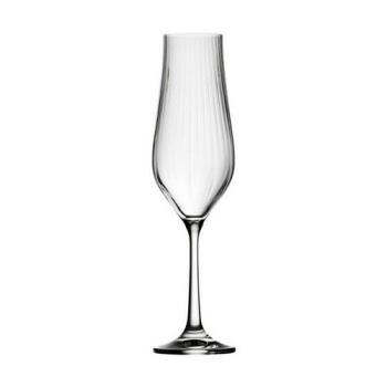 【Utopia】Tulipa水晶玻璃香檳杯(豎紋170ml)