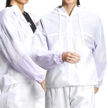Adidas RCO WV JKT2 女 紫白色 防風 運動 休閒 短版 連帽 外套 IP0751