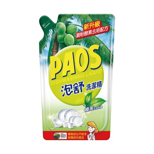【泡舒】洗潔精 綠茶去油除腥 補充包800g