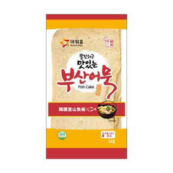 【韓味不二】韓國魚板1kg/包*4