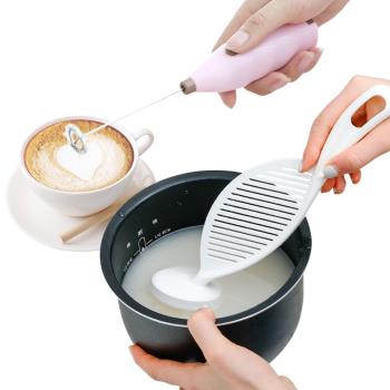 日本INOMATA洗米瀝水器+電動攪拌器-特惠組