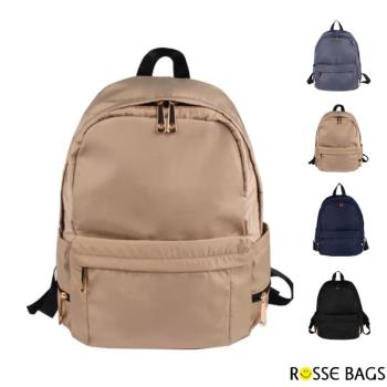 【Rosse Bags】日系人氣輕便防水旅行後背包(現+預  黑色／藍色／卡其色／灰色)