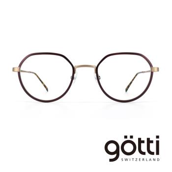 【Götti 】瑞士Götti Switzerland 皇冠型摩登鈦金光學眼鏡(- ARNOLD)