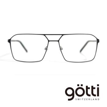 【Götti 】瑞士Götti Switzerland 潮流雙槓飛行方框光學眼鏡(- JANNY)