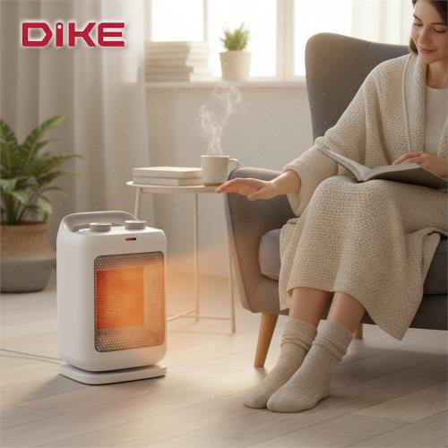 24H出貨【DIKE】 瞬熱迷你擺頭陶瓷電暖器 暖氣機 暖氣 HLE500WT