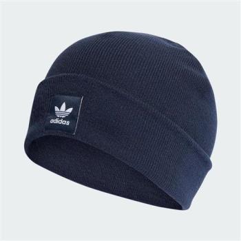 Adidas 毛帽 保暖 深藍【運動世界】IL4878