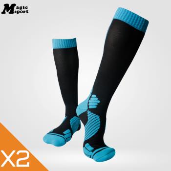 美肌刻MAGIC SPORT【壓力護足高筒襪-2入組】#008  壓力襪 彈性襪 長筒襪 高筒襪 膝下襪 除臭 台灣製造