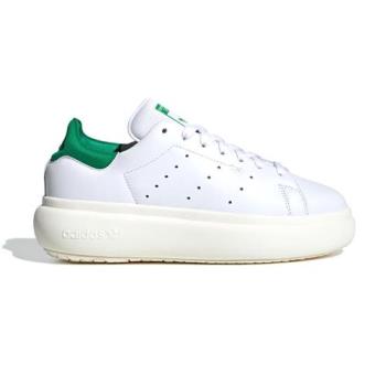 Adidas Stan Smith PF W 女 綠色 皮革 厚底 三葉草 休閒鞋 ID2786