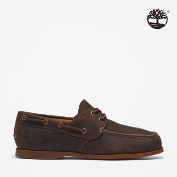 Timberland 男款深棕色休閒帆船鞋|A29YG931