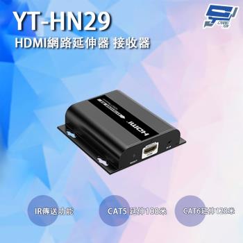 [昌運科技] YT-HN29 HDMI網路延伸器 接收器 IR傳送 CAT5延伸100M CAT6延伸120M