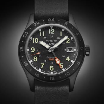 SEIKO精工 5 Sports系列 GMT兩地時間 機械腕錶 (4R34-00C0C/SSK025K1) SK044