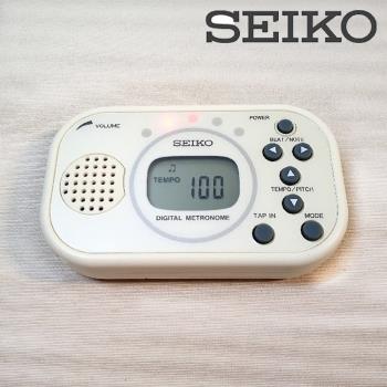  『SEIKO 精工』DM100 數位節拍器 / 可固定於譜架 / 白色 / 公司貨保固