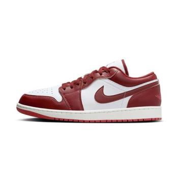 Nike Air Jordan 1 Low 男 橘紅 喬丹 AJ1 低筒 經典 運動 休閒鞋 FJ3459-160