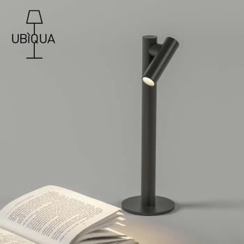 義大利UBIQUA Zoom 極簡風USB充電式檯燈(可調角度)-多色可選