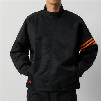 Adidas NEUCL+ TT 男款 黑色 三葉草 休閒 口袋 立領 運動外套 外套 II5789