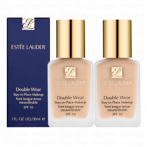 【即期品超殺買一送一!!】ESTEE LAUDER雅詩蘭黛 粉持久完美持妝粉底30mlx2 色號#62 2C0