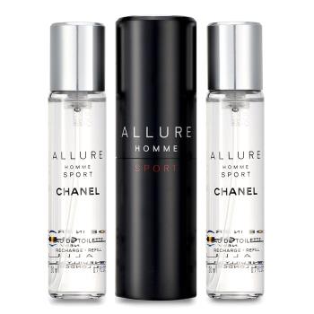 香奈爾 香奈兒 ALLURE 男士運動淡香水 旅行裝(兩個補充裝) 3x20ml/0.7oz