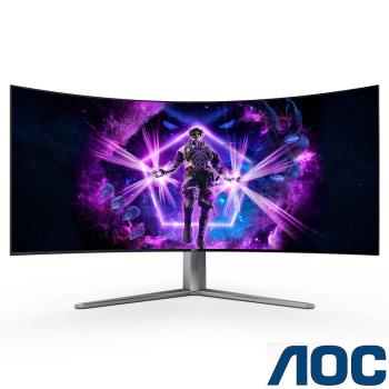 AOC AG456UCZD HDR曲面電競螢幕(45型/2K/240Hz/0.03ms/OLED)