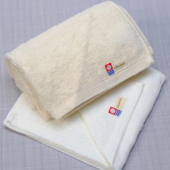 日本河上工藝所 今治認證有機棉 食用酵素染 紗布方巾