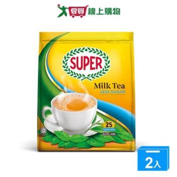 SUPER超級三合一原味減糖奶茶(18g/25入)【兩入組】【愛買】