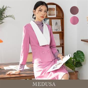 現貨 MEDUSA 曼度莎 大白領排釦套裝外套 - 2色(M-XL)|女西裝外套 女外套
